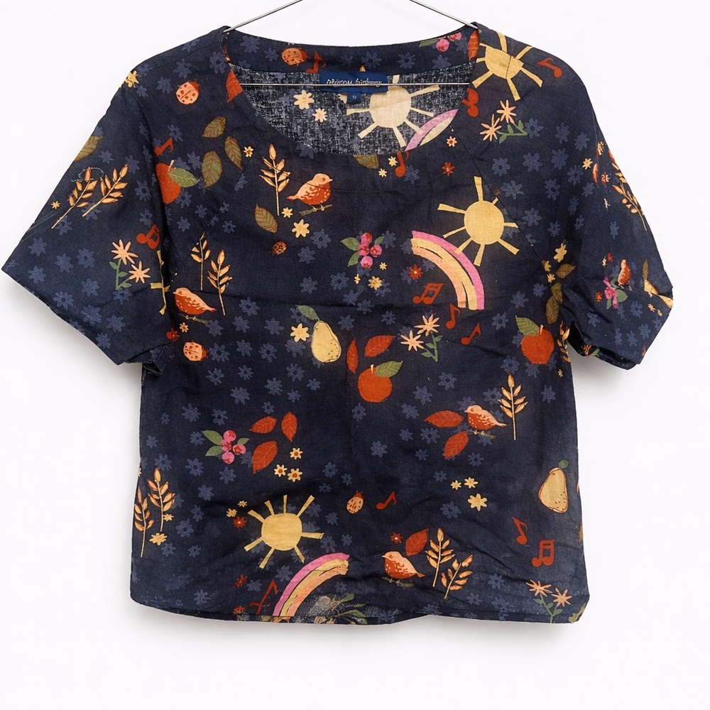 Princess Highway Dark Patterned Top - image 1